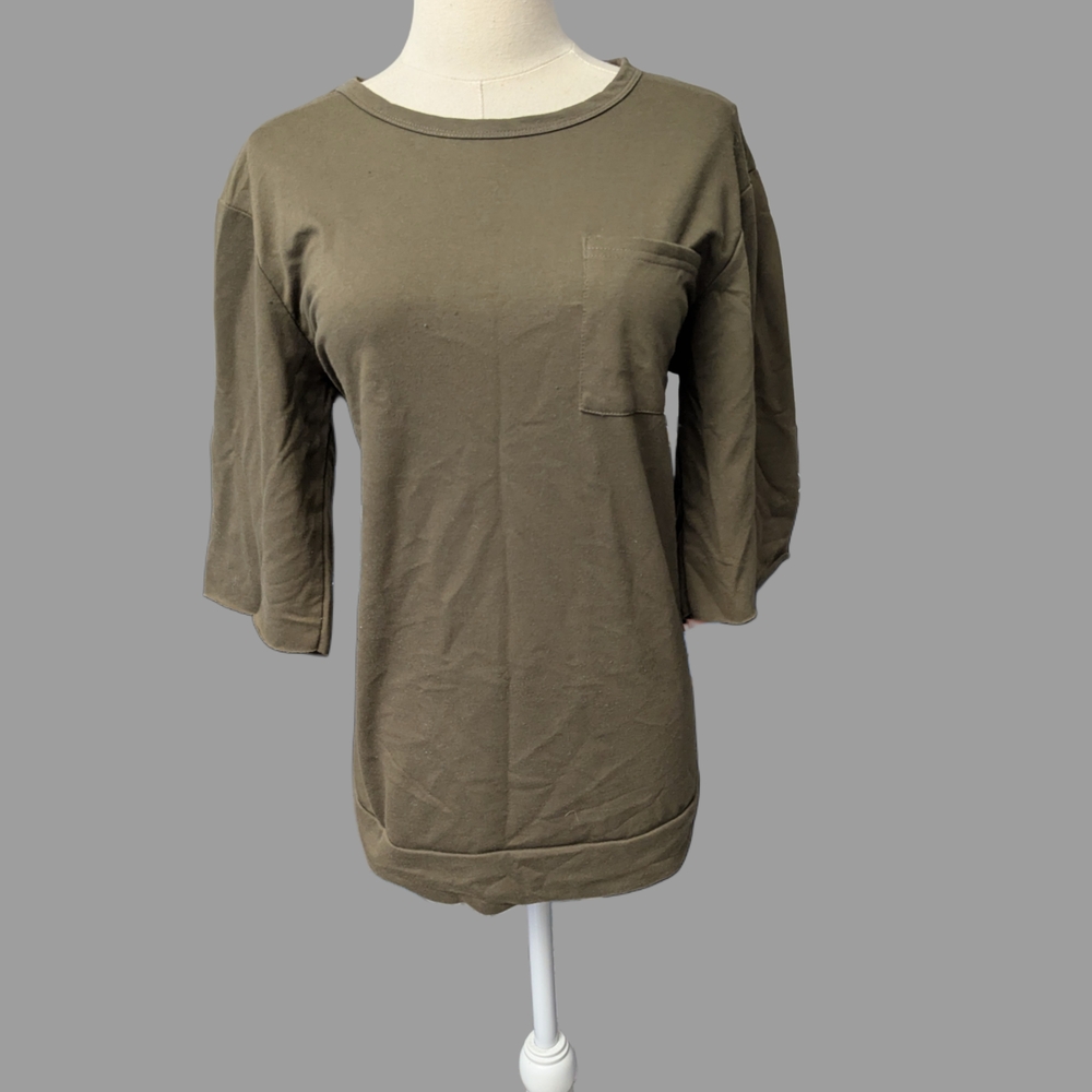 Carbon Olive Green Men's Short Sleeve Tee